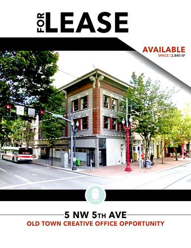 BURNSIDE BUILDING: 5 NW 5th Ave, Portland, OR 97209